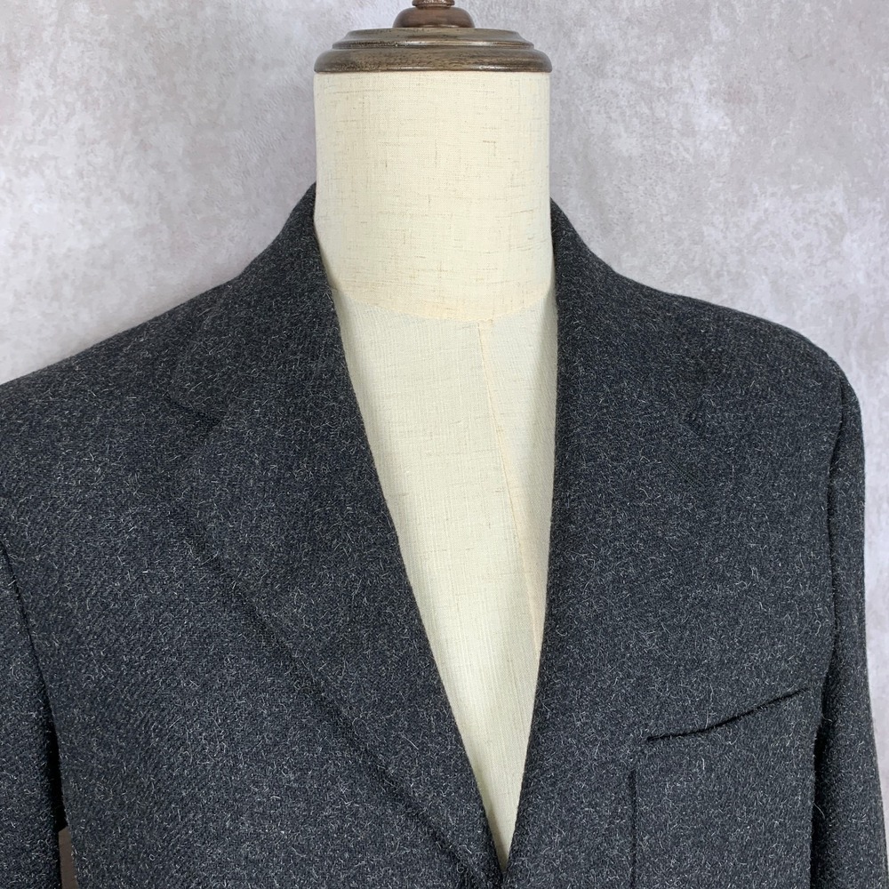 Vintage J Crew Oarsman Blazer Men Medium Wool 90's Y2K Sport Coat Jacket Suit - Picture 3 of 15